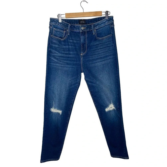 DRIFTWOOD Gizelle Girlfriend Skinny Jeans Destructed Distressed Size 30 - Picture 3 of 16